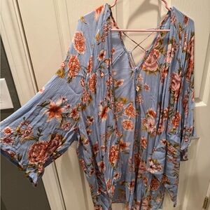 Billabong floral cover up